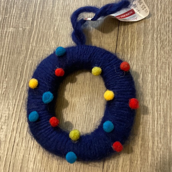 Kohl's Other - 3/$15 NWT Yarn Christmas Tree Ornament Initial "O"
